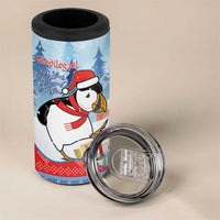 Personalised Puffin Iceland Christmas 4 in 1 Can Cooler Tumbler Merry Xmas Winter Vibes - Wonder Print Shop