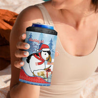 Personalised Puffin Iceland Christmas 4 in 1 Can Cooler Tumbler Merry Xmas Winter Vibes - Wonder Print Shop