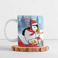 Personalised Puffin Iceland Christmas Ceramic Mug Merry Xmas Winter Vibes - Wonder Print Shop