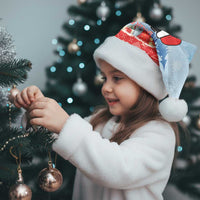 Personalised Puffin Iceland Christmas Santa Hat Merry Xmas Winter Vibes - Wonder Print Shop