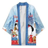 Personalised Puffin Iceland Christmas Kimono Merry Xmas Winter Vibes - Wonder Print Shop