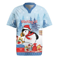 Personalised Puffin Iceland Christmas Rugby Jersey Merry Xmas Winter Vibes - Wonder Print Shop