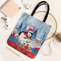 Personalised Puffin Iceland Christmas Tote Bag Merry Xmas Winter Vibes - Wonder Print Shop
