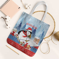 Personalised Puffin Iceland Christmas Tote Bag Merry Xmas Winter Vibes - Wonder Print Shop