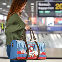 Personalised Puffin Iceland Christmas Travel Bag Merry Xmas Winter Vibes - Wonder Print Shop