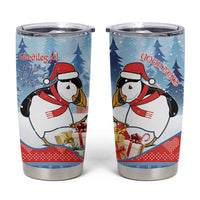 Personalised Puffin Iceland Christmas Tumbler Cup Merry Xmas Winter Vibes - Wonder Print Shop