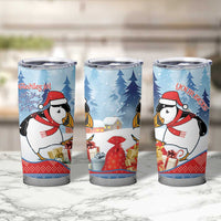 Personalised Puffin Iceland Christmas Tumbler Cup Merry Xmas Winter Vibes - Wonder Print Shop