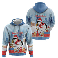Personalised Puffin Iceland Christmas Zip Hoodie Merry Xmas Winter Vibes - Wonder Print Shop
