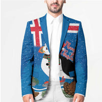 Personalised Iceland Christmas Blazer Puffin Santa Winter Flag Style - Wonder Print Shop