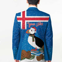 Personalised Iceland Christmas Blazer Puffin Santa Winter Flag Style - Wonder Print Shop