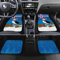 Personalised Iceland Christmas Car Mats Puffin Santa Winter Flag Style - Wonder Print Shop