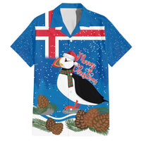 Personalised Iceland Christmas Family Matching Tank Maxi Dress and Hawaiian Shirt Puffin Santa Winter Flag Style - Wonder Print Shop