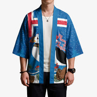Personalised Iceland Christmas Kimono Puffin Santa Winter Flag Style - Wonder Print Shop