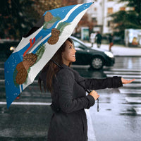 Personalised Iceland Christmas Umbrella Puffin Santa Winter Flag Style - Wonder Print Shop