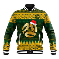 Personalised Australia Matildas Christmas Baseball Jacket Merry Xmas 2023 National Color - Wonder Print Shop