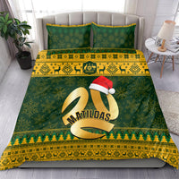 Australia Matildas Christmas Bedding Set Merry Xmas 2023 National Color - Wonder Print Shop