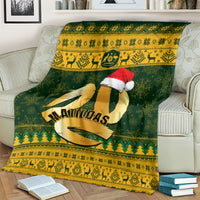 personalised-australia-matildas-christmas-blanket-merry-xmas-2023-national-color