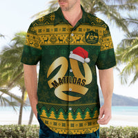 Personalised Australia Matildas Christmas Hawaiian Shirt Merry Xmas 2023 National Color - Wonder Print Shop