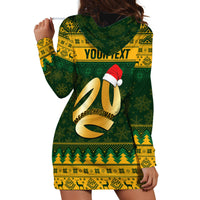 Personalised Australia Matildas Christmas Hoodie Dress Merry Xmas 2023 National Color - Wonder Print Shop