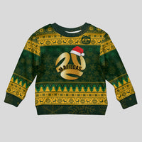 Personalised Australia Matildas Christmas Kid Ugly Christmas Sweater Merry Xmas 2023 National Color - Wonder Print Shop