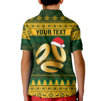 Personalised Australia Matildas Christmas Kid Polo Shirt Merry Xmas 2023 National Color - Wonder Print Shop