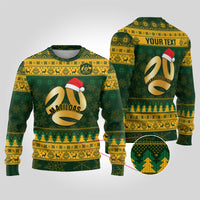 Personalised Australia Matildas Christmas Ugly Christmas Sweater Merry Xmas 2023 National Color - Wonder Print Shop