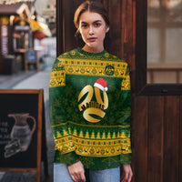 Personalised Australia Matildas Christmas Ugly Christmas Sweater Merry Xmas 2023 National Color - Wonder Print Shop