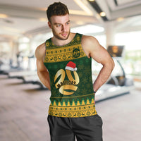 Personalised Australia Matildas Christmas Men Tank Top Merry Xmas 2023 National Color - Wonder Print Shop