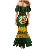 Personalised Australia Matildas Christmas Mermaid Dress Merry Xmas 2023 National Color - Wonder Print Shop