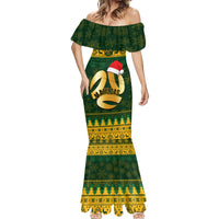 Personalised Australia Matildas Christmas Mermaid Dress Merry Xmas 2023 National Color - Wonder Print Shop
