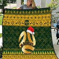 Australia Matildas Christmas Quilt Merry Xmas 2023 National Color - Wonder Print Shop