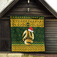 Australia Matildas Christmas Quilt Merry Xmas 2023 National Color - Wonder Print Shop