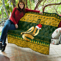 Australia Matildas Christmas Quilt Merry Xmas 2023 National Color - Wonder Print Shop