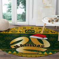 personalised-australia-matildas-christmas-round-carpet-merry-xmas-2023-national-color