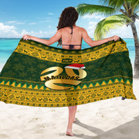 Australia Matildas Christmas Sarong Merry Xmas 2023 National Color - Wonder Print Shop