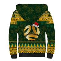 Personalised Australia Matildas Christmas Sherpa Hoodie Merry Xmas 2023 National Color - Wonder Print Shop