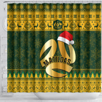 personalised-australia-matildas-christmas-shower-curtain-merry-xmas-2023-national-color