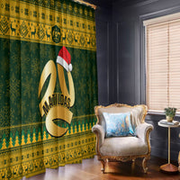 Australia Matildas Christmas Window Curtain Merry Xmas 2023 National Color - Wonder Print Shop