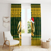 Australia Matildas Christmas Window Curtain Merry Xmas 2023 National Color - Wonder Print Shop