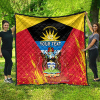Personalised Antigua And Barbuda Independence Day Quilt 42nd Anniversary Flag Style - Wonder Print Shop