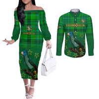 dominica-independence-day-couples-matching-off-the-shoulder-long-sleeve-dress-and-long-sleeve-button-shirts-dominik-sisserou-parrot-with-madras-pattern