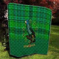 Dominica Independence Day Quilt Dominik Sisserou Parrot With Madras Pattern - Wonder Print Shop