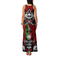 Mexico Day Of The Dead Family Matching Tank Maxi Dress and Hawaiian Shirt Mexican Sugar Skull Dia de los Muertos - Wonder Print Shop