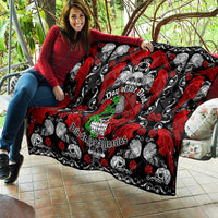 Mexico Day Of The Dead Quilt Mexican Sugar Skull Dia de los Muertos - Wonder Print Shop