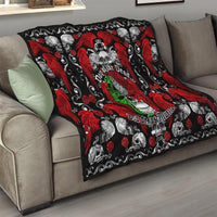 Mexico Day Of The Dead Quilt Mexican Sugar Skull Dia de los Muertos - Wonder Print Shop