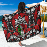 Mexico Day Of The Dead Sarong Mexican Sugar Skull Dia de los Muertos - Wonder Print Shop