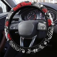 Mexico Day Of The Dead Steering Wheel Cover Mexican Sugar Skull Dia de los Muertos - Wonder Print Shop