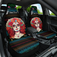 Personalised Mexico Day Of The Dead Car Seat Cover Mexican La Catrina Dia de los Muertos - Wonder Print Shop