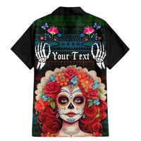 Personalised Mexico Day Of The Dead Family Matching Mermaid Dress and Hawaiian Shirt Mexican La Catrina Dia de los Muertos - Wonder Print Shop