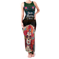 Personalised Mexico Day Of The Dead Family Matching Tank Maxi Dress and Hawaiian Shirt Mexican La Catrina Dia de los Muertos - Wonder Print Shop